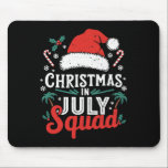 Christmas In July Squad Shirt Family Vacation Summ Mouse Mat<br><div class="desc">Christmas In July Squad Shirt Family Vacation Summer Outfits</div>