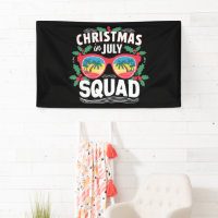 Christmas In July Squad Sunglasses Summer Beach