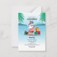 Christmas in July Summer BBQ Beach Party
