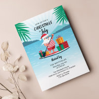 Christmas in July Summer BBQ Beach Party