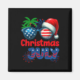 Christmas In July Summer Beach Hawaii Santa Usa Fl Magnet