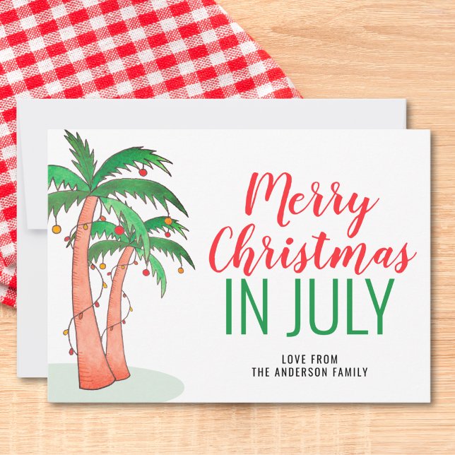 Christmas in July Summer Party Invitation (Creator Uploaded)