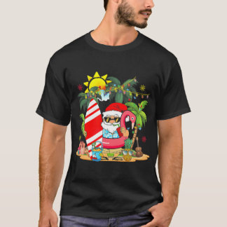 Christmas In July Summer Xmas Decoration Palm T-Shirt