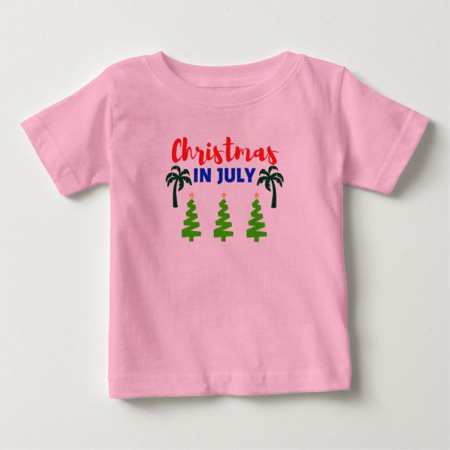 CHRISTMAS IN JULY T-Shirt (Front)