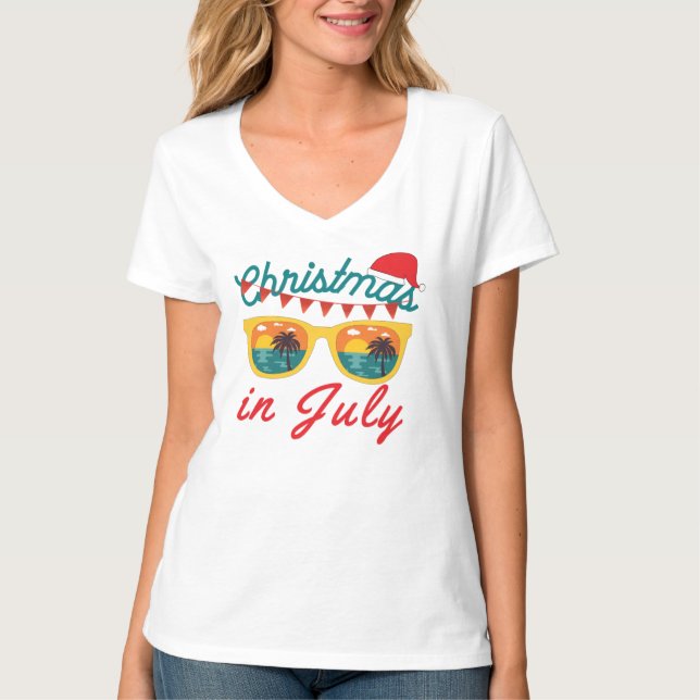 Christmas In July  T-Shirt (Front)