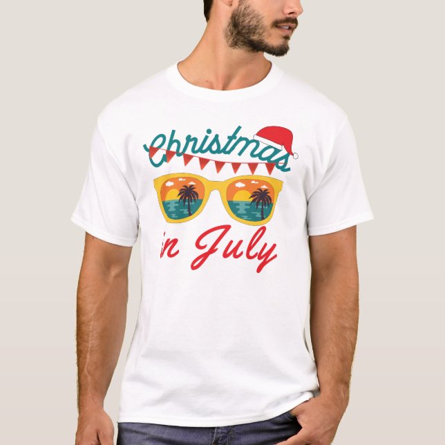Christmas In July T-Shirt (Front)