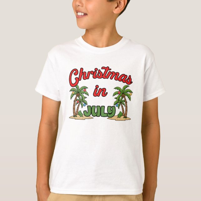 Christmas In July T-Shirt (Front)