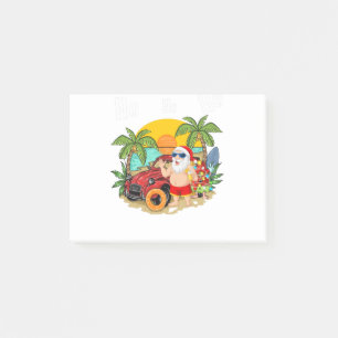 Christmas In July Tee Funny Santa Summer Beach Post-it Notes