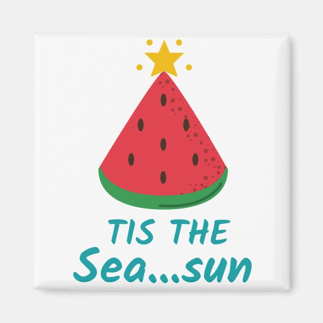 CHRISTMAS IN JULY TIS THE SEASON MAGNET (Front)