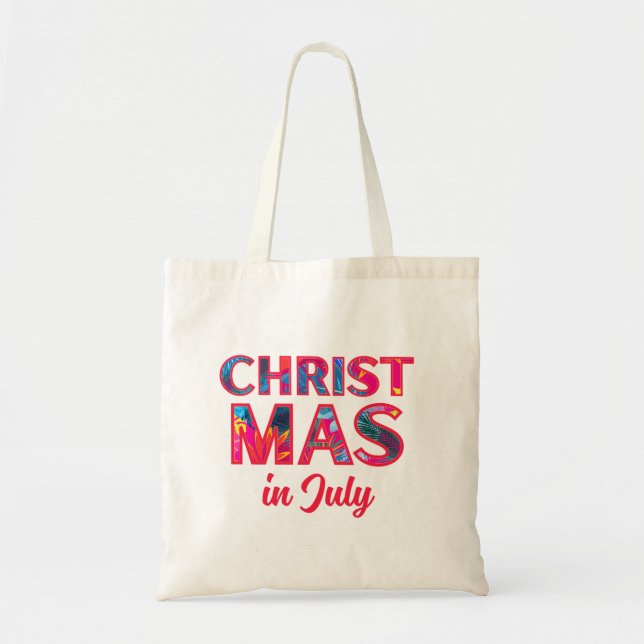 CHRISTMAS IN JULY TOTE BAG (Front)