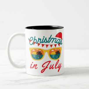 Christmas In July Two-Tone Coffee Mug