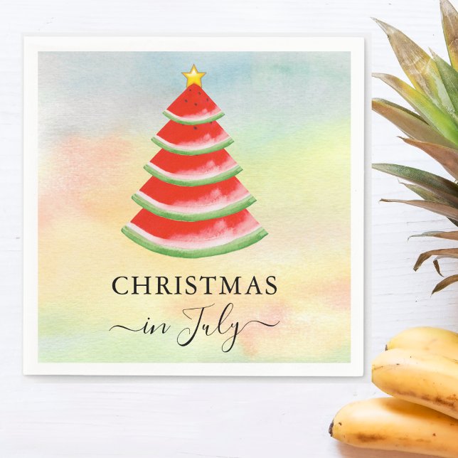 Christmas in July Watermelon Napkin (Creator Uploaded)