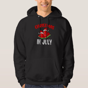 Christmas In July Watermelon Summer Vacation Famil Hoodie