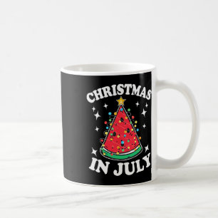 Christmas In July Watermelon Xmas Tree Summer Men  Coffee Mug