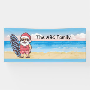 Christmas in July with SANTA CLAUS   Banner