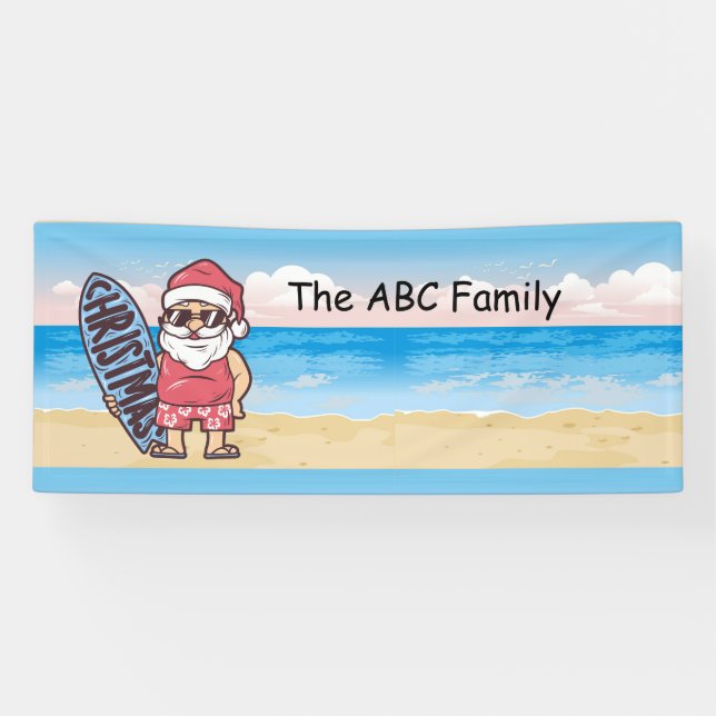 Christmas in July with SANTA CLAUS   Banner (Horizontal)