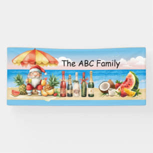 Christmas in July with SANTA CLAUS   Banner