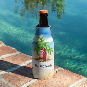 Christmas in July with SANTA CLAUS   Bottle Cooler