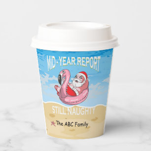 Christmas in July with SANTA CLAUS   Paper Cups