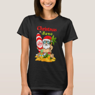 Christmas In June Santa Summer Beach Vacation 1 T-Shirt
