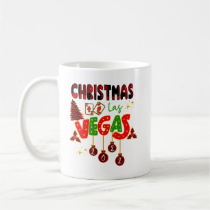 Christmas in Las Vegas Group Matching Typographic  Coffee Mug
