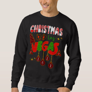Christmas in Las Vegas Group Matching Typographic  Sweatshirt