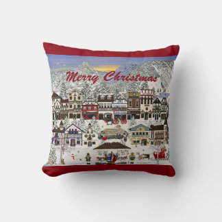 Christmas in Leavenworth Washington Pillow