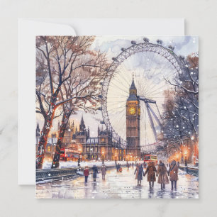 Christmas In London Holiday Card