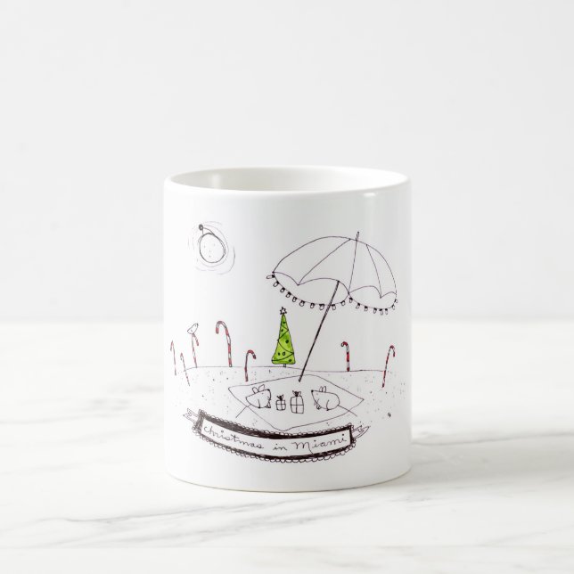 Christmas in Miami Coffee Mug (Center)