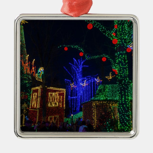 Christmas In Midtown Metal Tree Decoration (Front)
