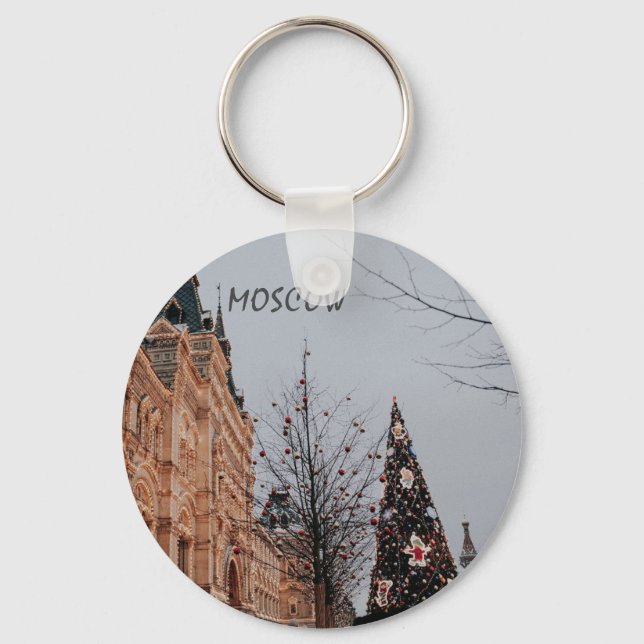 Christmas in Moscow       Key Ring (Front)