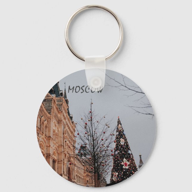 Christmas in Moscow        Key Ring (Front)