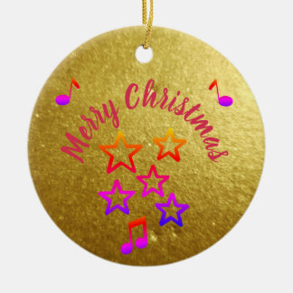 Christmas in Music Ceramic Tree Decoration