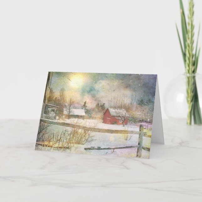 Christmas in New England Card (Front)