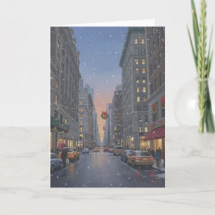 Christmas In New York Card