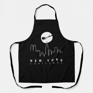 Christmas in New York City Apron