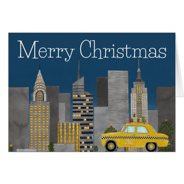 Christmas in New York City Customisable  (Front Horizontal)