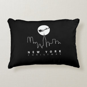 Christmas in New York City Decorative Cushion