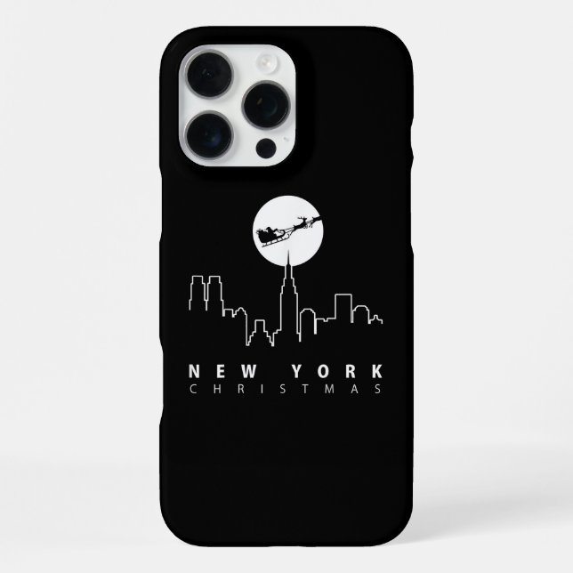 Christmas in New York City iPhone Case (Back)