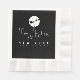 Christmas in New York City Napkin