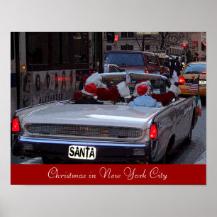 Christmas in New York City Poster