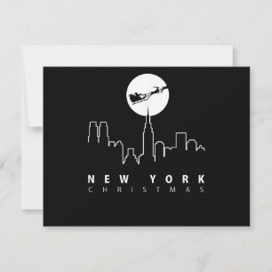 Christmas in New York City Thank You Card