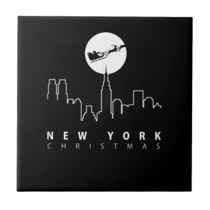Christmas in New York City Tile