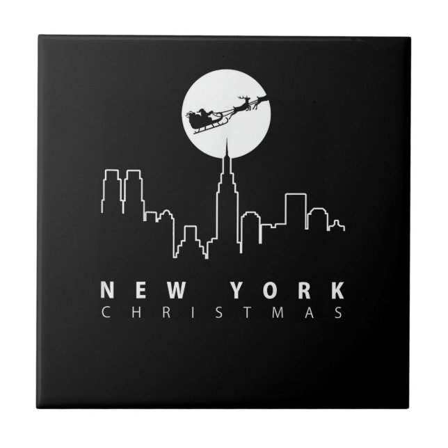 Christmas in New York City Tile (Front)