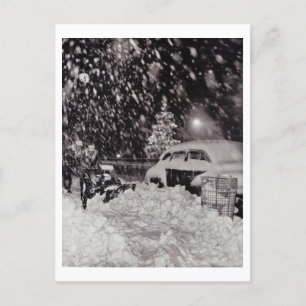 Christmas in New York City Vintage 1950s Holiday Postcard