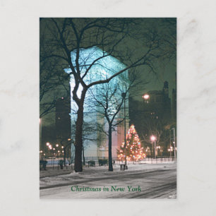 Christmas in New York (discount on multiple cards) Holiday Postcard