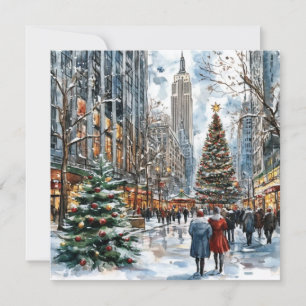 Christmas In New York Holiday Card