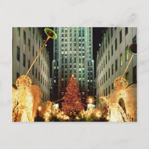 Christmas in New York Holiday Postcard
