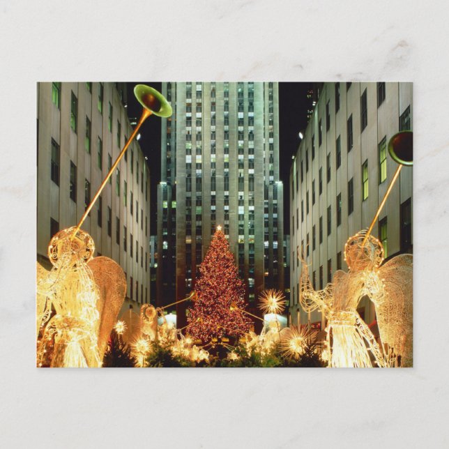 Christmas in New York Holiday Postcard (Front)
