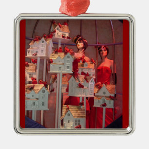 Christmas in New York Metal Tree Decoration